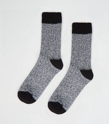 Black Thick Boot Socks