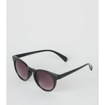 Girls Black Round Sunglasses