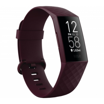 FITBIT Charge 4 Fitness Tracker - Rosewood, Universal