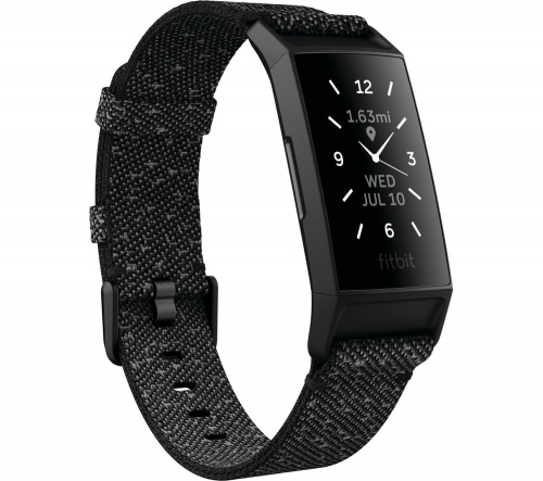 FITBIT Charge 4 Fitness Tracker - Granite Black, Universal