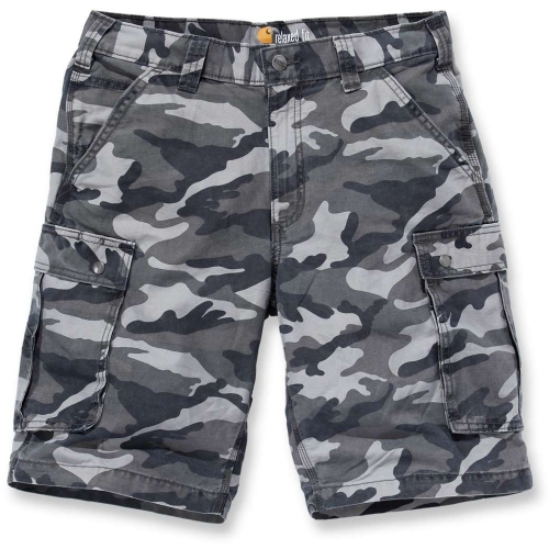 Carhartt Mens Rugged Relaxed Leg Pocket Camo Cotton Cargo Shorts Waist 38' (97cm)