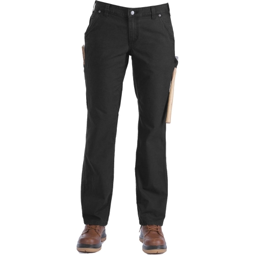 Carhartt Womens 102080 Crawford Rugged Original Fit Trousers Waist 30' (76cm), Inside Leg 31-32'