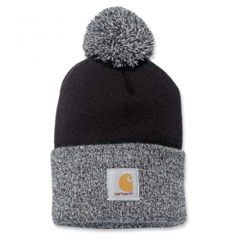 Carhartt Womens Lookout Acrylic Pom Pom Beanie Hat One Size