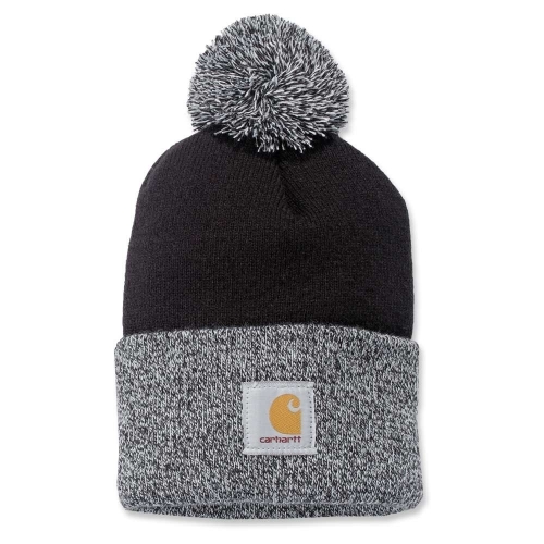 Carhartt Womens Lookout Acrylic Pom Pom Beanie Hat One Size