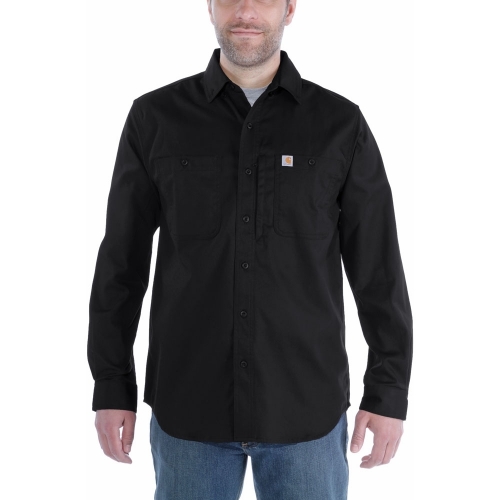 Carhartt Mens Rugged Prof Long Sleeve Button Work Shirt L - Chest 42-44' (107-112cm)