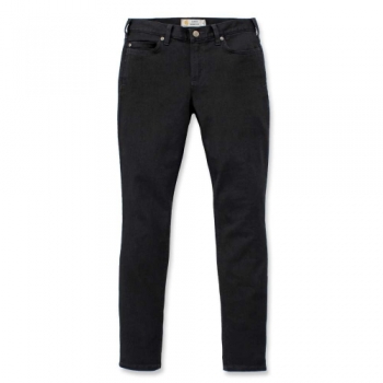 Carhartt Womens Layton Slim Fit Denim Work Jeans Trousers 4 - Waist 28' (71cm), Inside Leg 31-32'