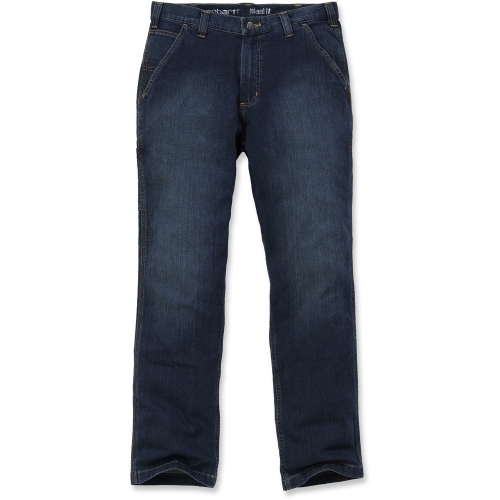 Carhartt Mens Rugged Flex Relaxed Fit Dungaree Denim Jeans Waist 34' (86cm), Inside Leg 34' (86cm)