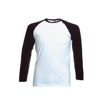 Fruit of the Loom Long Sleeve Baseball T Shirt