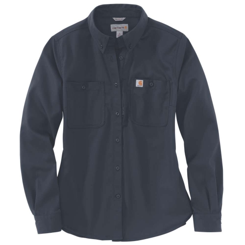 Carhartt Womens Rugged Professional Long Sleeve Shirt L - Bust 38-40' (96.5-101.5cm)