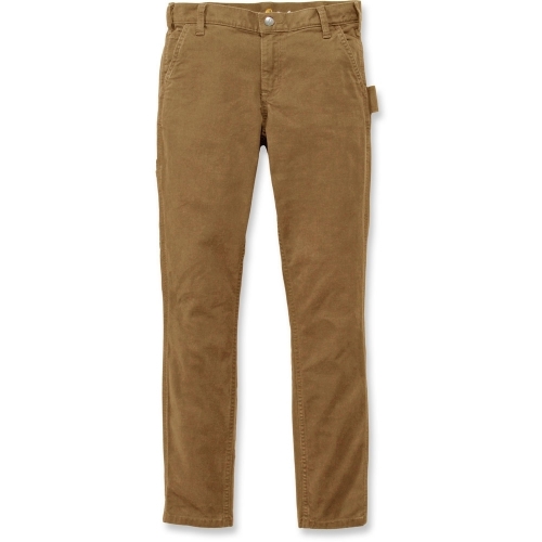 Carhartt Womens Slim-Fit Crawford Rugged Stretch Trousers 18 - Waist 38' (97cm), Inside Leg 31-32'