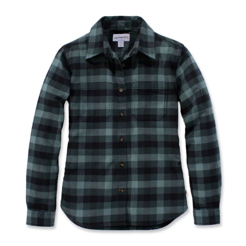 Carhartt Womens Hamilton Flannel Cotton Shirt S - Bust 34-35' (86-89cm)