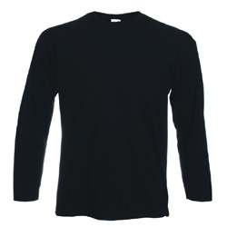 Fruit of the Loom Long Sleeve Value T Shirt