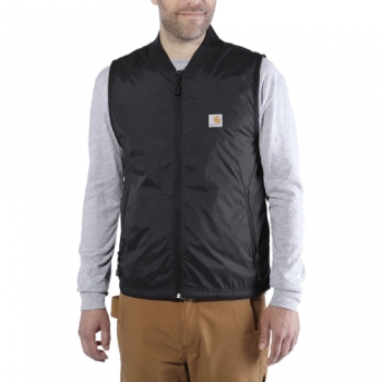 Carhartt Mens Shop Ribknit Collar Water Repellent Vest Gilet XL - Chest 46-48' (117-122cm)