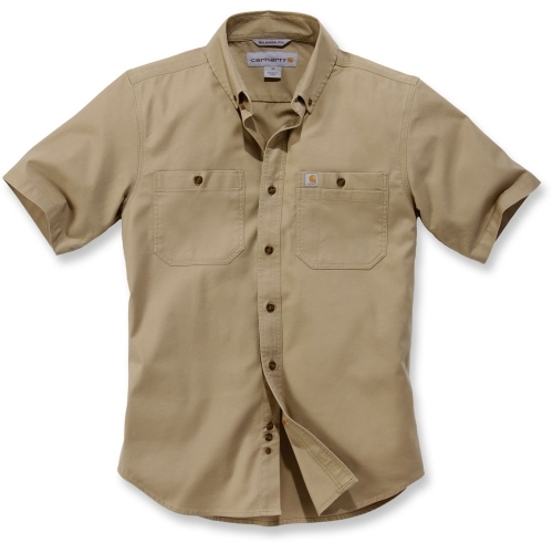 Carhartt Mens Rugged Flex Rigby Short Sleeve Work Shirt L - Chest 42-44' (107-112cm)