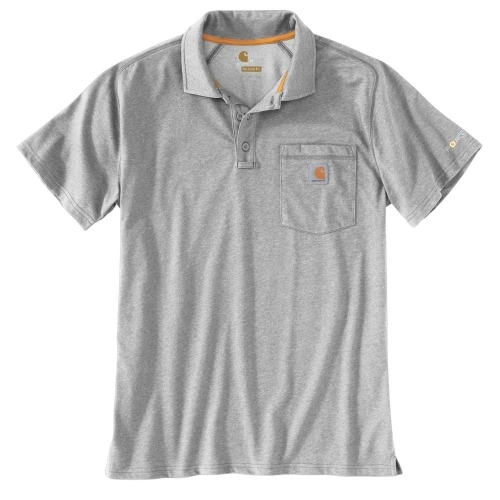 Carhartt Mens Force Cotton Delmont Pocket Polo T Shirt Tee L - Chest 42-44' (107-112cm)