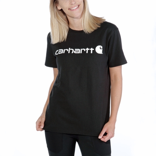 Carhartt Womens Workwear Logo Graphic Short Sleeve T Shirt S - Bust 34-35' (86-89cm)