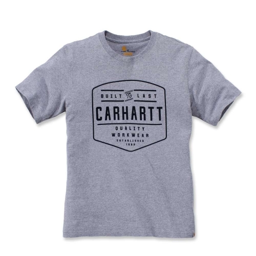 Carhartt Mens Build By Hand Short Sleeve Cotton T Shirt Tee S - Chest 34-36' (86-91cm)