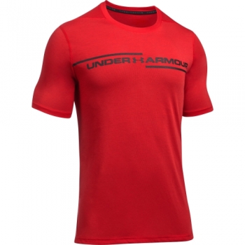 Under Armour Mens Threadborne Wicking Cross Chest Short Sleeve T Shirt S - Chest 34-36' (86.4-91.4cm)