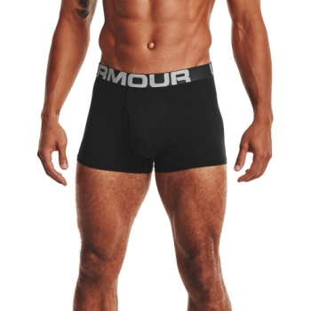 Under Armour Mens Charged Cotton 3In 3 Pack Boxer Shorts S- Chest 34-36'