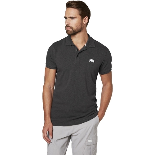 Helly Hansen Mens Logo Transat Casual Short Sleeve Cotton Polo Shirt S - Chest 37-39.5' (94-100cm)