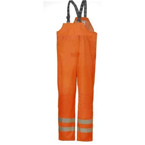 Helly Hansen Mens Narvik Bib Hi Vis Waterproof Trousers/Dungarees  XS - Waist 30', Inside Leg 31'