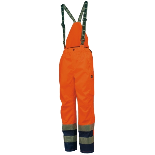 Helly Hansen Mens Potsdam Hi Vis Workwear Trouser Bib Dungarees M - Waist 34.5', Inside Leg 32.5'