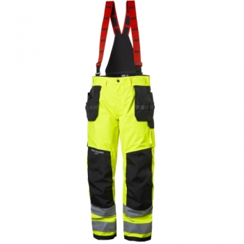 Helly Hansen Mens Alna Shell Hi Vis Construction Trousers C50 - Waist 34.5', Inside Leg 32.5'