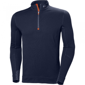 Helly Hansen Mens Lifa Merino Half Zip Workwear Base Layer 3XL - Chest 52' (132cm)