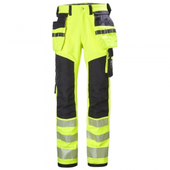 Helly Hansen Mens Icu Construction Hi Vis Work Trousers C48 - Waist 33', Inside Leg 32'