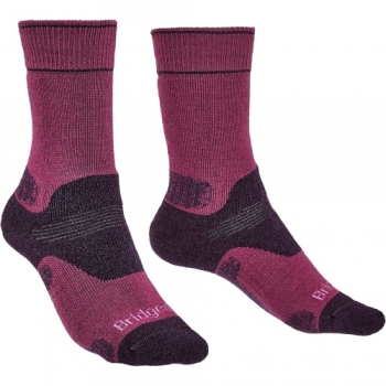 Bridgedale Womens Hike Midweight Merino Wool Walking Socks Medium - UK 5-6.5 (EU 38-40, US 6.5-8)