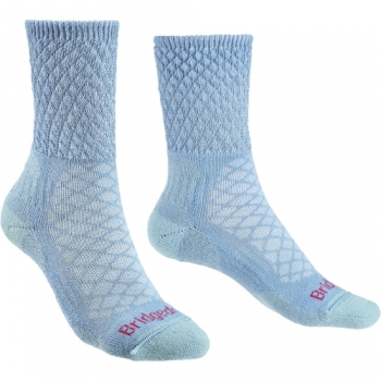 Bridgedale Womens Hike Lightweight Merino Wool Walking Socks Medium - UK 5-6.5 (EU 38-40, US 6.5-8)