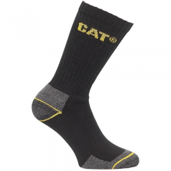 CAT Workwear Mens Workwear Crew 3 Pair Pack Workwear Socks UK Size 6-11