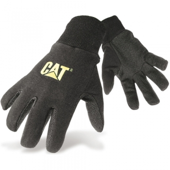 CAT Workwear Mens Workwear Jersey Heavy Duty Dotted Workwear Gloves Large