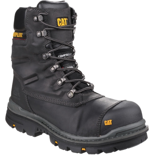 CAT Workwear Mens Premier Waterproof Leather S3 Safety Boots UK Size 10 (EU 44.5, US 10.5)