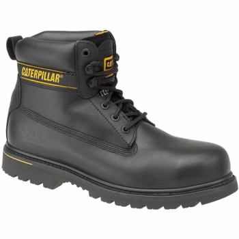 Caterpillar Mens Holton SB Safety Work Boots Black