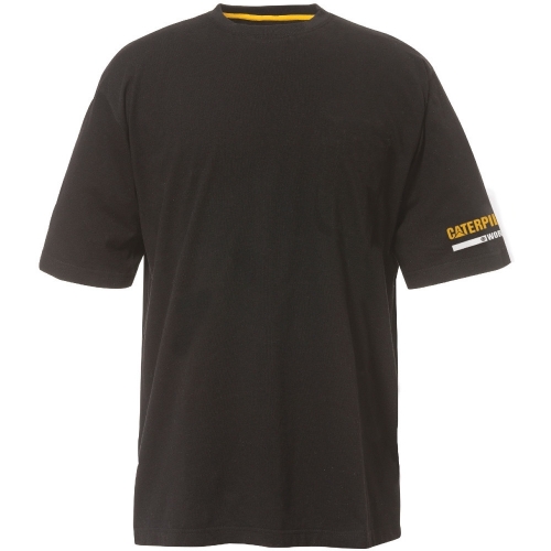 Caterpillar Mens Essentials Lightweight Cotton Blend T Shirt XL - Chest 44-46' (111-116cm)