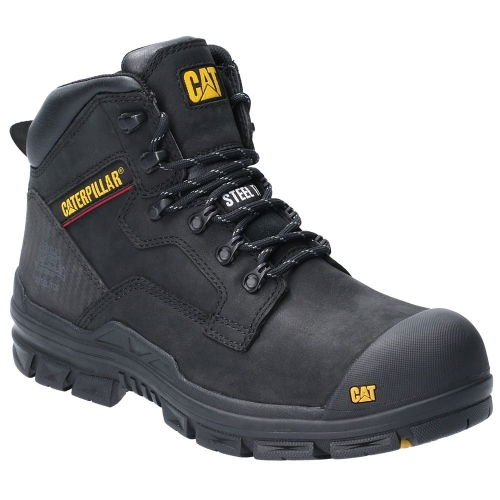 CAT Workwear Mens Bearing Leather Safety Boots UK Size 11 (EU 45)