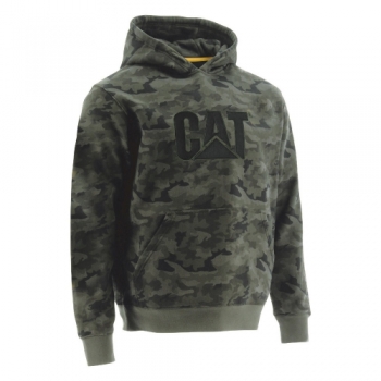 Caterpillar Mens Trademark Hooded Logo Work Sweatshirt 4XL - Chest 60-62' (152 - 157cm)