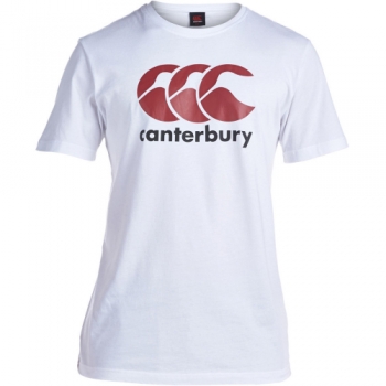 Canterbury Mens CCC Logo Polycotton Casual Crew Neck T Shirt L - Chest 41-43' (104-109cm)