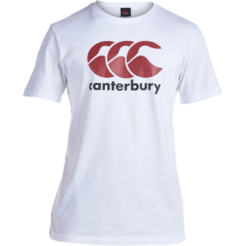 Canterbury Mens CCC Logo Polycotton Casual Crew Neck T Shirt L - Chest 41-43' (104-109cm)