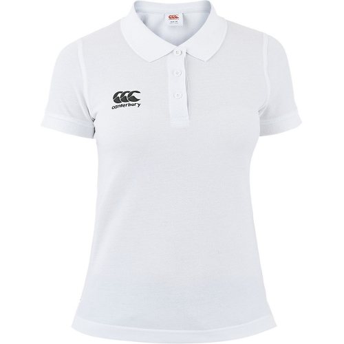 Canterbury Womens/Ladies Waimak CCC Logo Polycotton Polo Shirt 14 - Chest 38' (97cm)