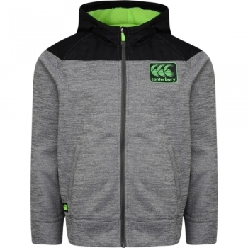 Canterbury Clothing Boys Vaposhield Fleece Zip Through Hoodie Hoody 8 - Chest 25-26' (63.5-66cm)