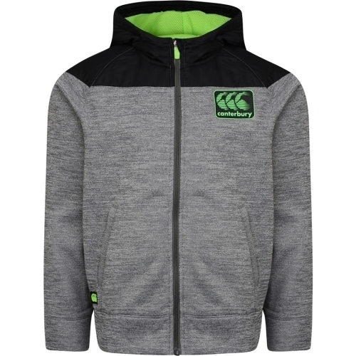 Canterbury Clothing Boys Vaposhield Fleece Zip Through Hoodie Hoody 8 - Chest 25-26' (63.5-66cm)