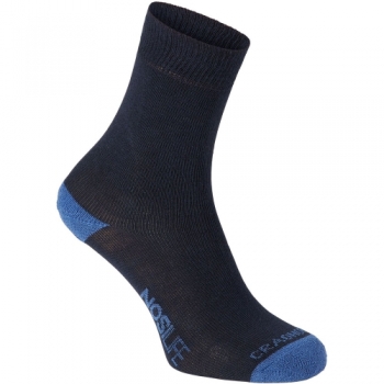 Craghoppers Mens NosiLife Travel Cushioned Insect-Repellent Socks UK Size 6-8