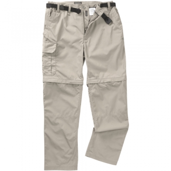 Craghoppers Mens Kiwi Convertible Walking Trousers Brown