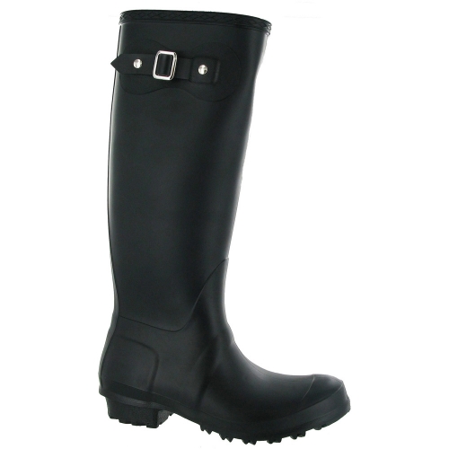 Cotswold Ladies Sandringham Buckled Welly Wellington Boot Black