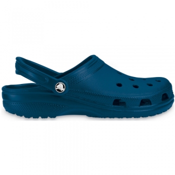 Crocs Ladies Classic Unisex Croslite Breathable Strap Beach Clog Navy