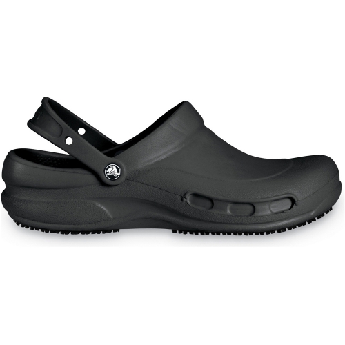 Crocs Ladies Crocs Bistro Slip On Breathable Croslite Work Clog Black