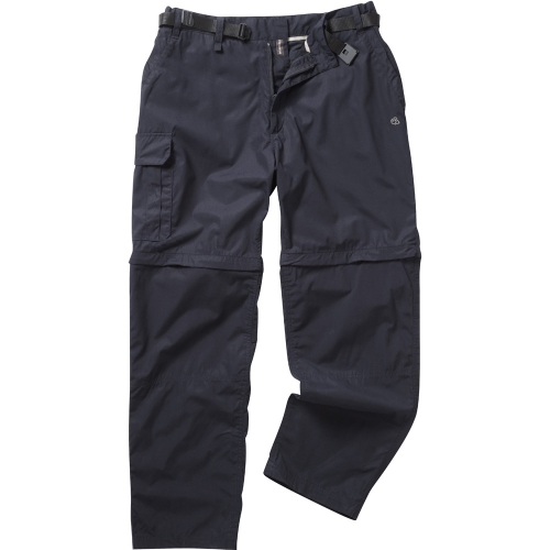 Craghoppers Mens Kiwi Convertible Walking Trousers Navy