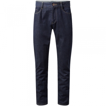 Craghoppers Mens Bardsey Cordura Cotton Polyamide Denim Jeans 40 - Waist 40' (102cm), Inside Leg 31'